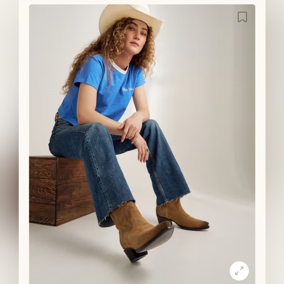 Tecovas  The Sadie ,Tan Ankle Boots . - Picture 1 of 13